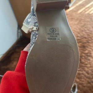 Heeled booties size 6